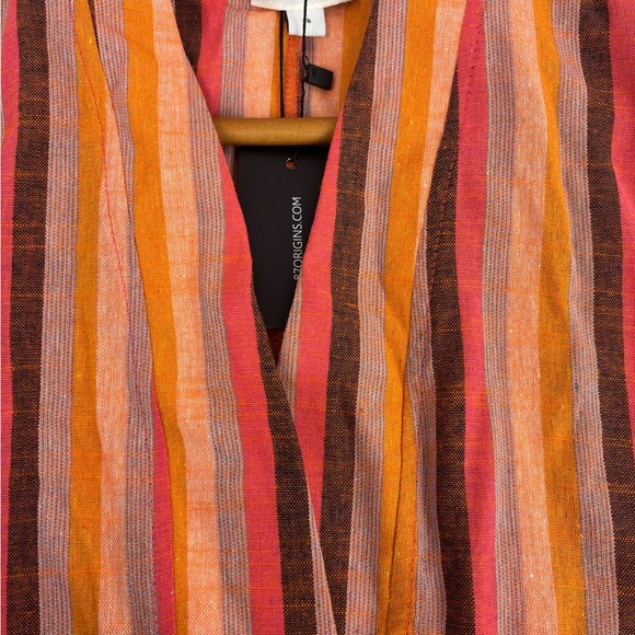 NWT 87Origins Vibrant Striped Button-Down Women’s Shirt, Size 16 - Picture 11 of 13